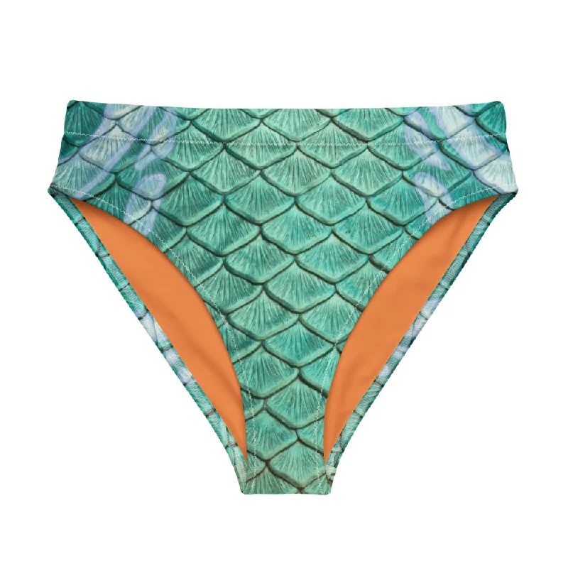 Lace - trimmed bikini for an elegant and romantic touchSunrise Sirenity Recycled High-Waisted Bikini Bottom