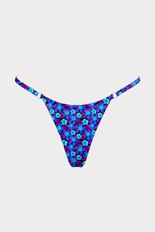 Floral - printed bikini for a feminine and colorful beach vibeFIONA BOTTOM (DUSK)