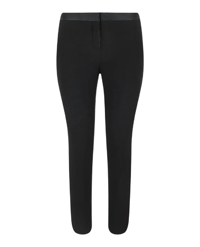 Cropped Regular Fit Trousers