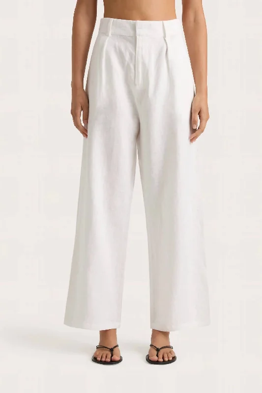 Ida Pant In White