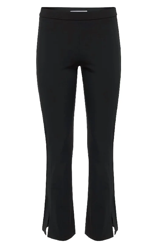 Vanja Cropped Pant in Black