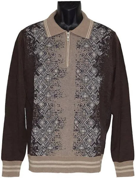 Sequin - Embellished Women Sweater for Special OccasionsBerragamo P-301 Sweater - Coffee