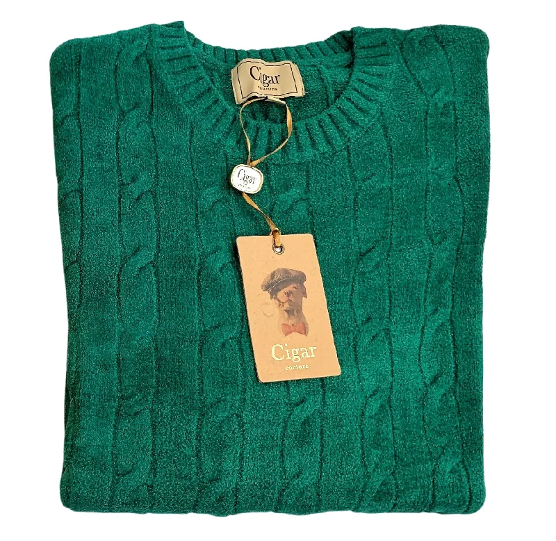 V - Neck Women Sweater to Elongate the NecklineBerragamo SC-500 Sweater - Green