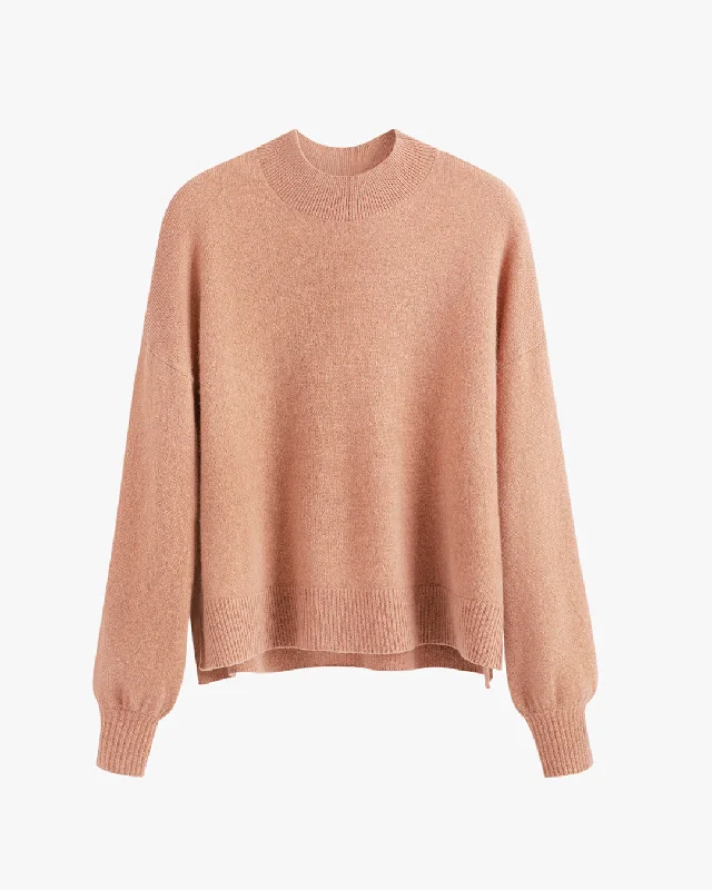 Cropped Women Sweater to Pair with High - Waisted BottomsSingle Origin Cashmere Cropped Sweater