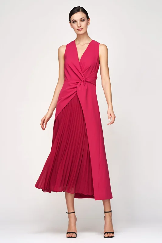 Sheath Women Dress with a Tailored Fit for a Professional LookSheath Women Dress with a Tailored Fit for a Professional LookPetra Tea Length Dress