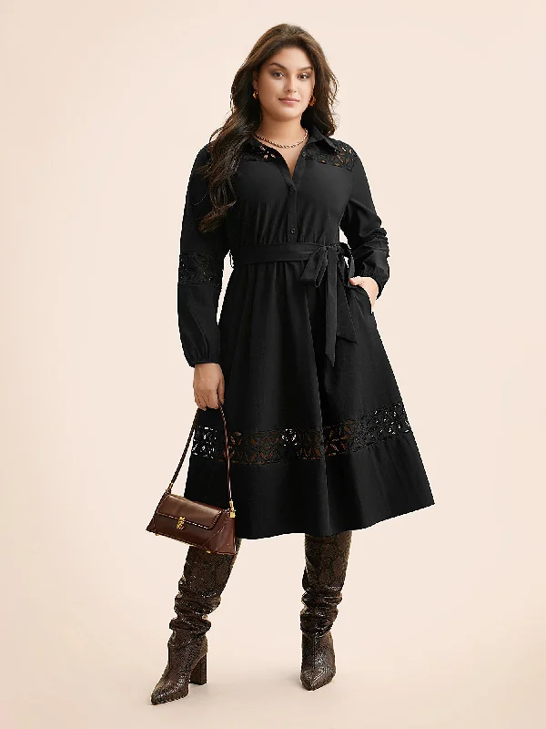 Sheath Women Dress with a Tailored Fit for a Professional LookSheath Women Dress with a Tailored Fit for a Professional LookSolid Button Up Woven Ribbon Dress