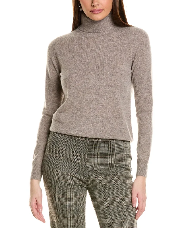 Button - Down Women Sweater for a Versatile LookAmicale Cashmere Basic Turtleneck Cashmere Sweater