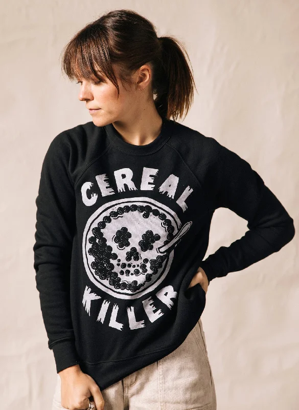 Cashmere Women Sweater with a Luxurious Soft TouchCereal Killer Crew