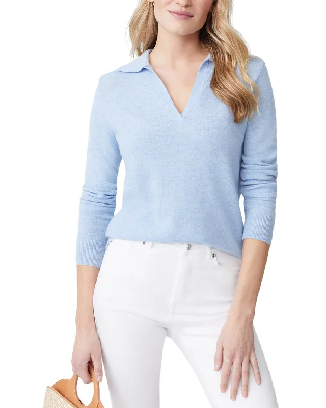 Long - Sleeve Women Sweater with Ribbed CuffsJ.McLaughlin Alyce Cashmere Sweater