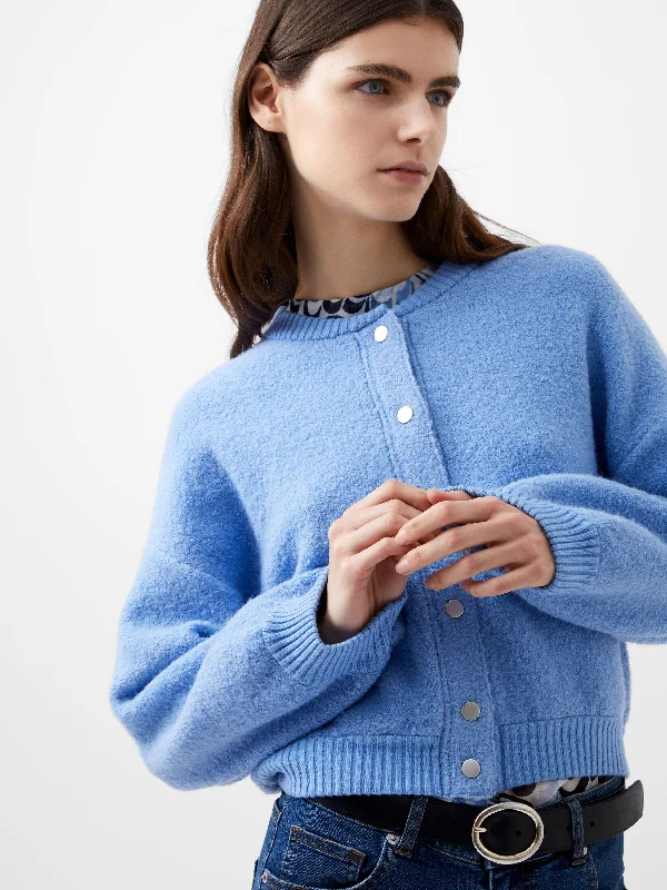 Mock - Neck Women Sweater for a Modern TwistMellisa Knit Bomber Jacket