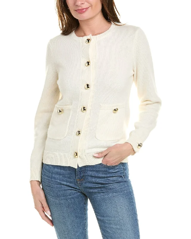 Turtleneck Women Sweater for a Classic and Elegant StyleSail to Sable Classic Pocket Wool-Blend Cardigan