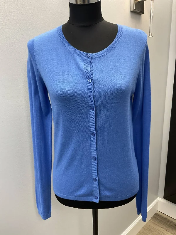 Button - Down Women Sweater for a Versatile LookSummer Cardigan In Blue