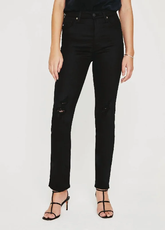 Jeggings women jeans combining the comfort of leggings and style of jeansAlexxis Slim Straight Leg Jean In Blackboard