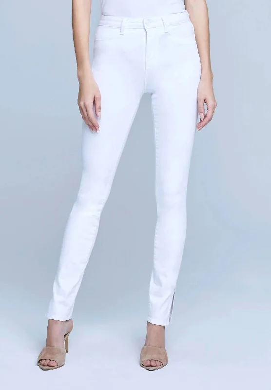 Light - wash women jeans for a fresh and summery appearanceJosie Jean In Blanc