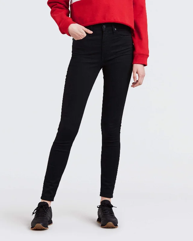 Light - wash women jeans for a fresh and summery appearanceLevi's® Womens Mile High Super Skinny Jeans - Black Celestial