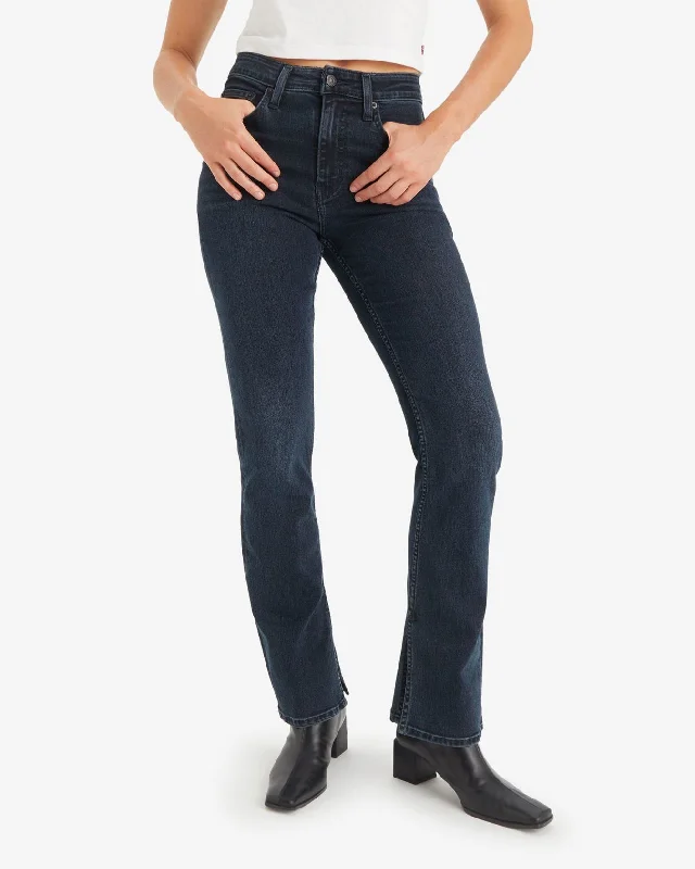 High - rise flare women jeans for a 70s - inspired lookLevi's® Womens 725 High Rise Bootcut Side Slit Jeans - Game Night