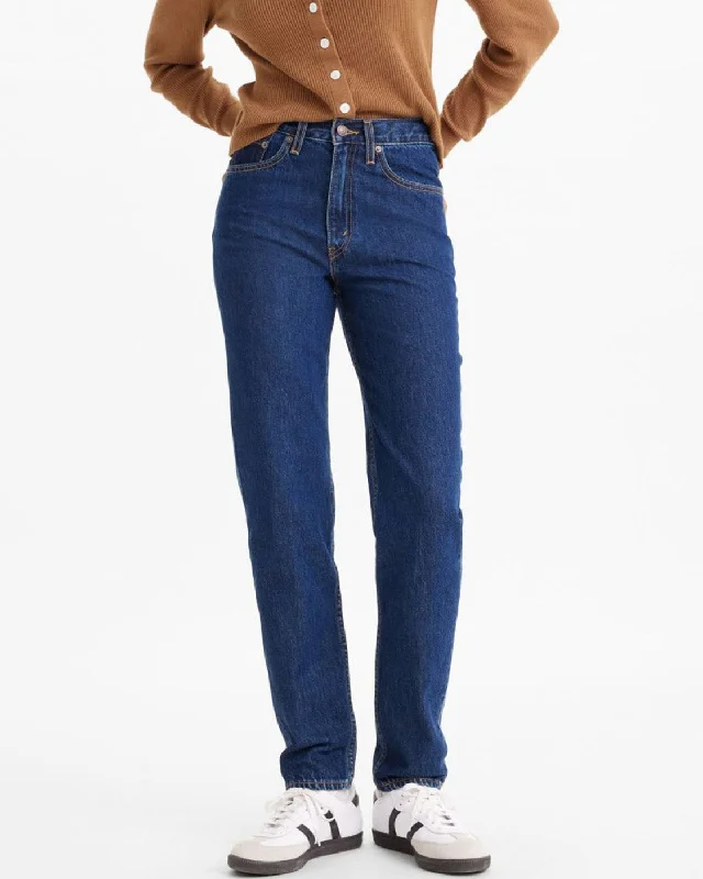 Dark - wash women jeans for a sophisticated and slimming effectLevi's® Womens 80's Mom Jean - Running Errands