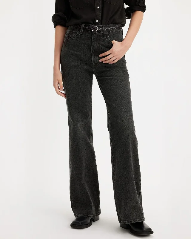 Skinny women jeans with a form - fitting designLevi's® Womens Ribcage Bells Flared Jeans - On The Town