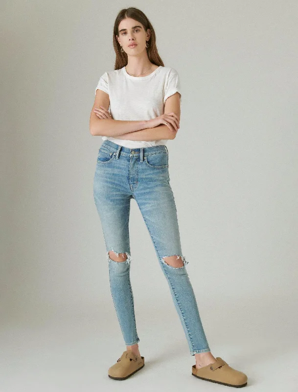 Light - wash women jeans for a fresh and summery appearanceLucky Brand Womens High Rise Bridgette Skinny