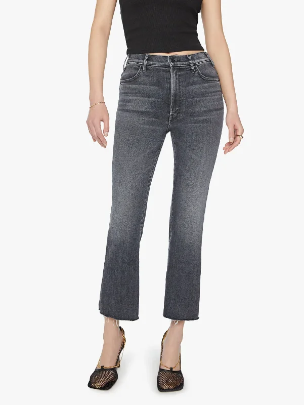 High - waisted women jeans for a flattering silhouetteJeans a trombetta Vita Alta Grigio