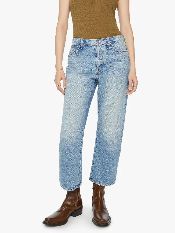 Distressed women jeans for a trendy and edgy lookJeans Gamba Dritta The Ditcher Hover Azzurro