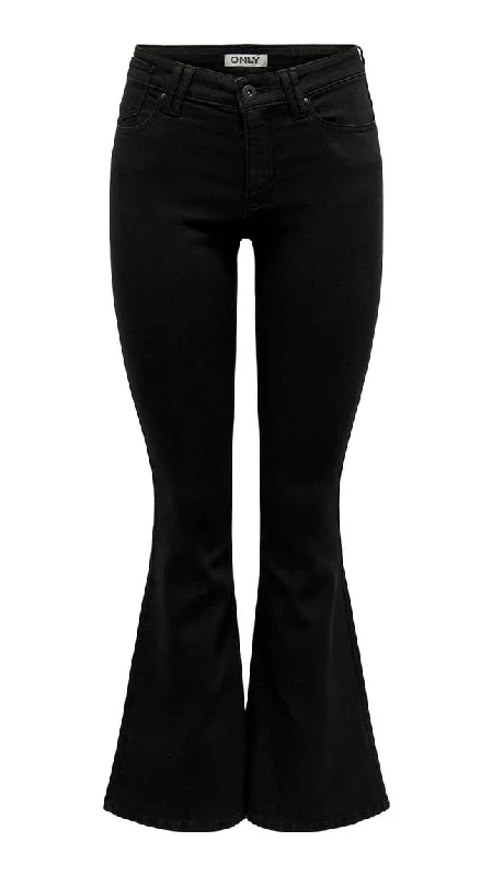 High - waisted women jeans for a flattering silhouetteReese Black Jeans