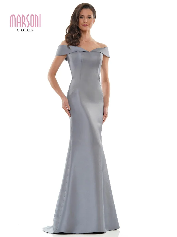 Mermaid - Style Women Dress with a Fitted Silhouette for Special OccasionsMermaid - Style Women Dress with a Fitted Silhouette for Special OccasionsMarsoni Mother of the Bride Long Satin Dress 1003