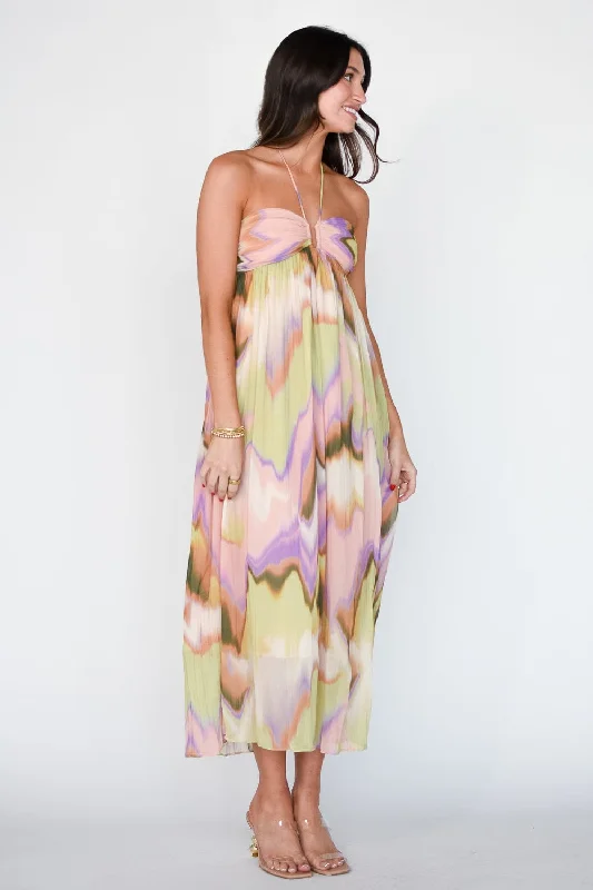 Maxi Women Dress with Floral Print for a Bohemian VibeMaxi Women Dress with Floral Print for a Bohemian VibeNolita Dress