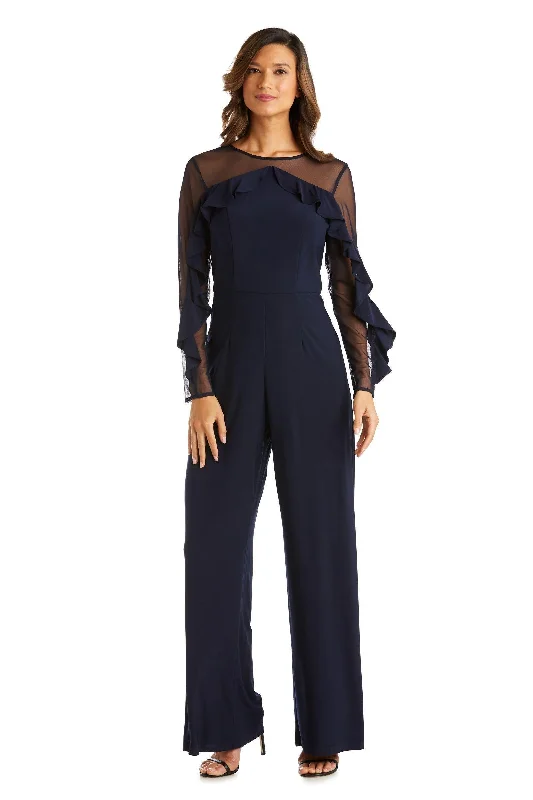 Ruffled Women Dress with Multiple Layers for a Playful and Girly StyleRuffled Women Dress with Multiple Layers for a Playful and Girly StyleR&M Richards 2308 Long Mother Of The Bride Jumpsuit