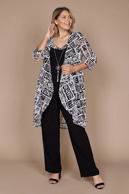 Shift Women Dress with a Simple and Classic Design for Everyday WearShift Women Dress with a Simple and Classic Design for Everyday WearR&M Richards 7248 Printed Mesh Jacket Pant Suit