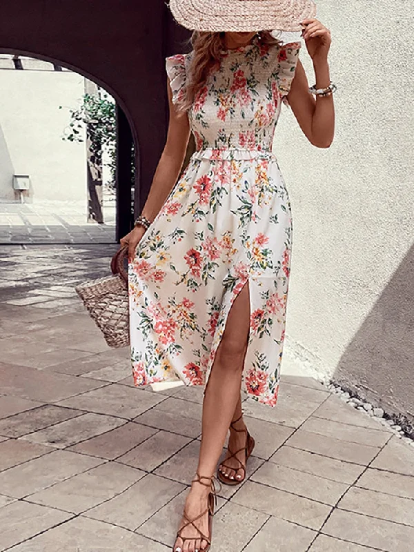 Sheath Women Dress with a Tailored Fit for a Professional LookSheath Women Dress with a Tailored Fit for a Professional LookValery Summer Floral Midi Dress