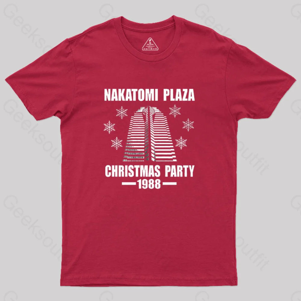 Graphic Print Women T Shirt for a Trendy StatementGraphic Print Women T Shirt for a Trendy StatementNakatomi Plaza Christmas Party 1988 Geek T-Shirt