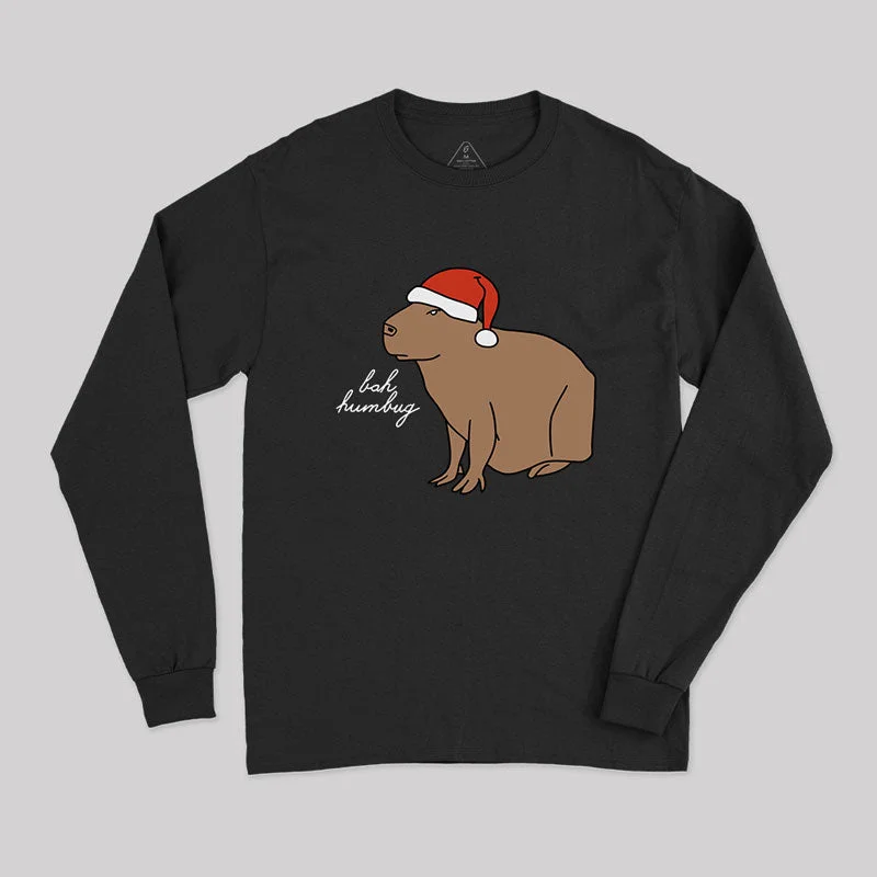 Muscle Women T Shirt for a Sporty and Casual LookMuscle Women T Shirt for a Sporty and Casual LookSerious Christmas Capybara Says Bah Humbug Long Sleeve T-Shirt