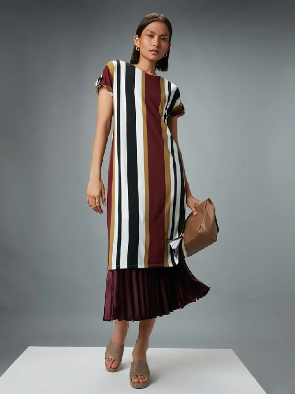 Wardrobe Multicolour Striped Dress